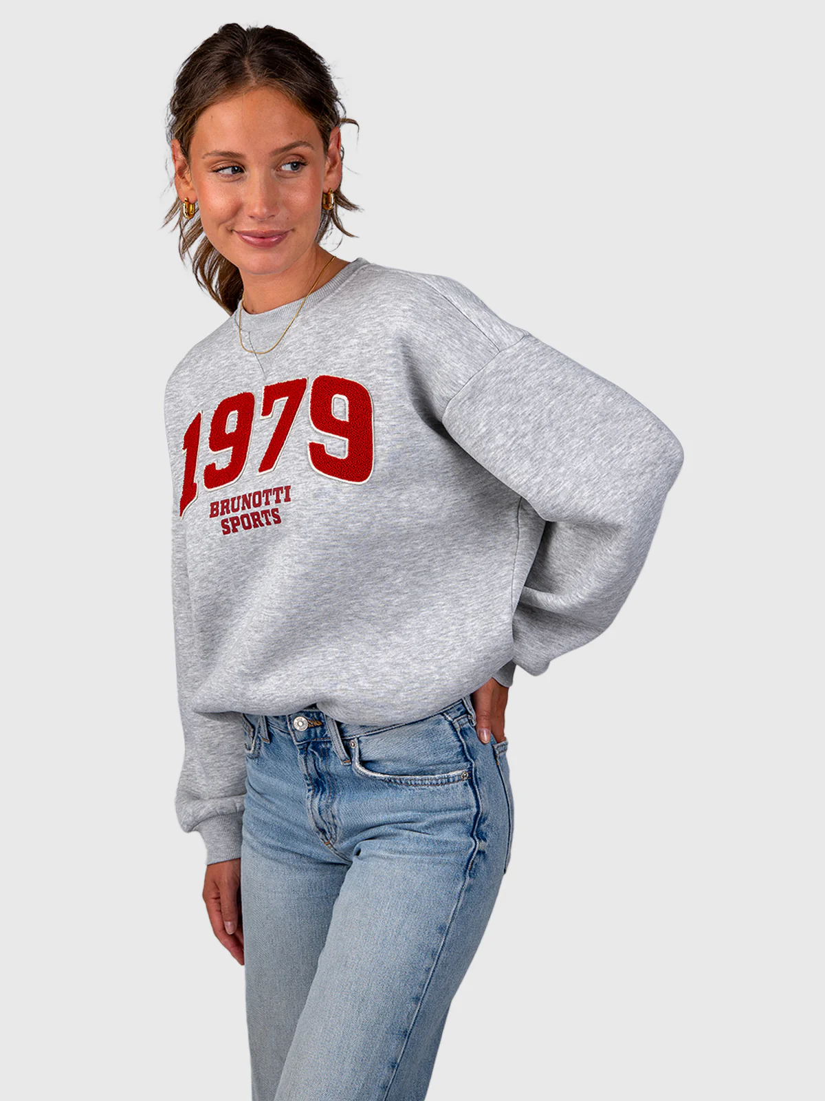 Aldora Women Sweater | Light Grey Melee - Image 4