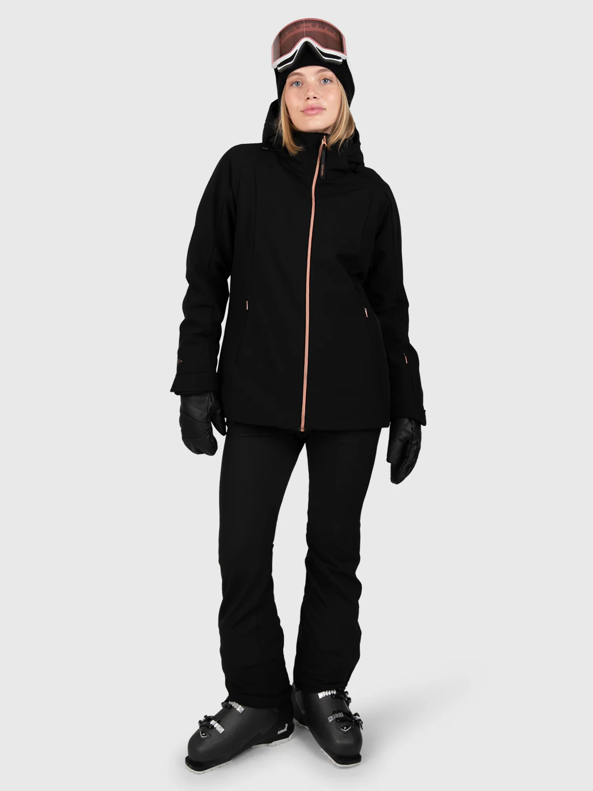 Aria Women Softshell Snow Jacket | Black - Image 5
