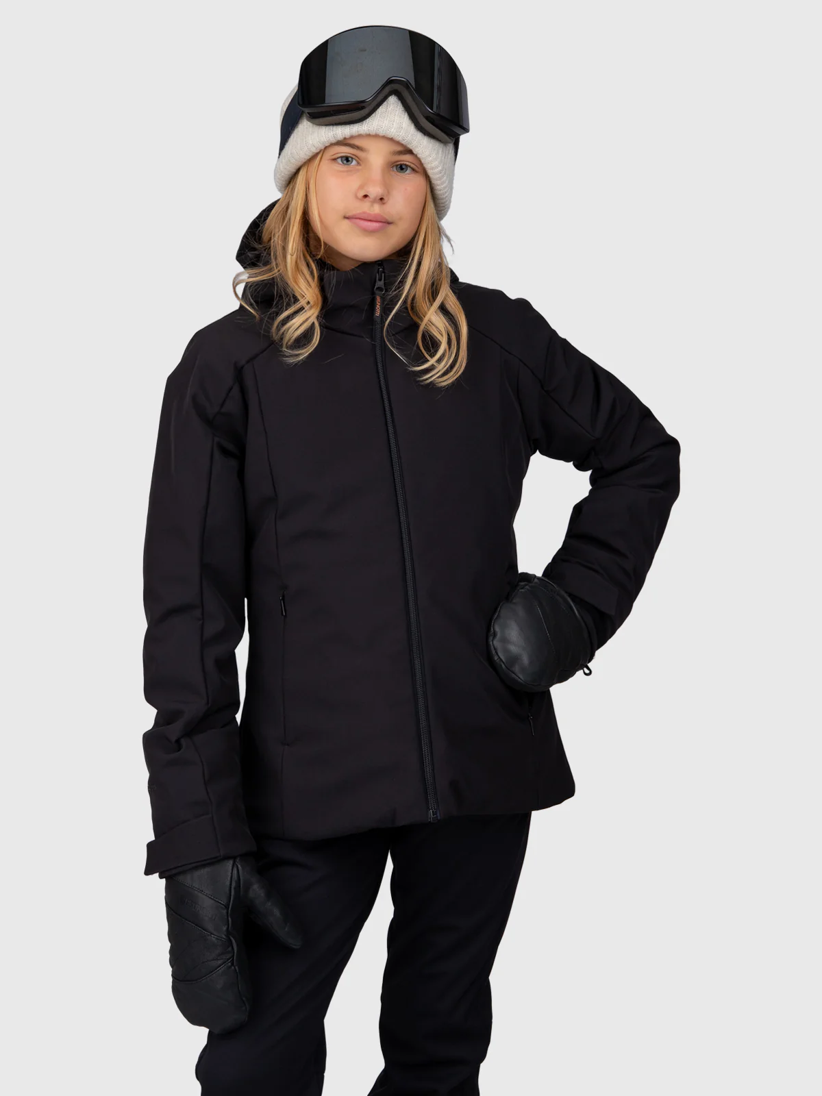 Ariasy Girls Softshell Jacket | Black - Image 3