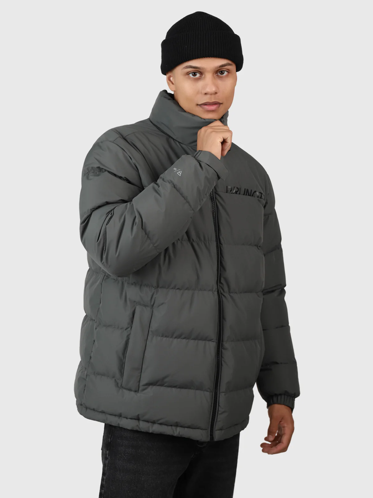Bardigan Men Puffer Jacket | Mud Green - Image 4