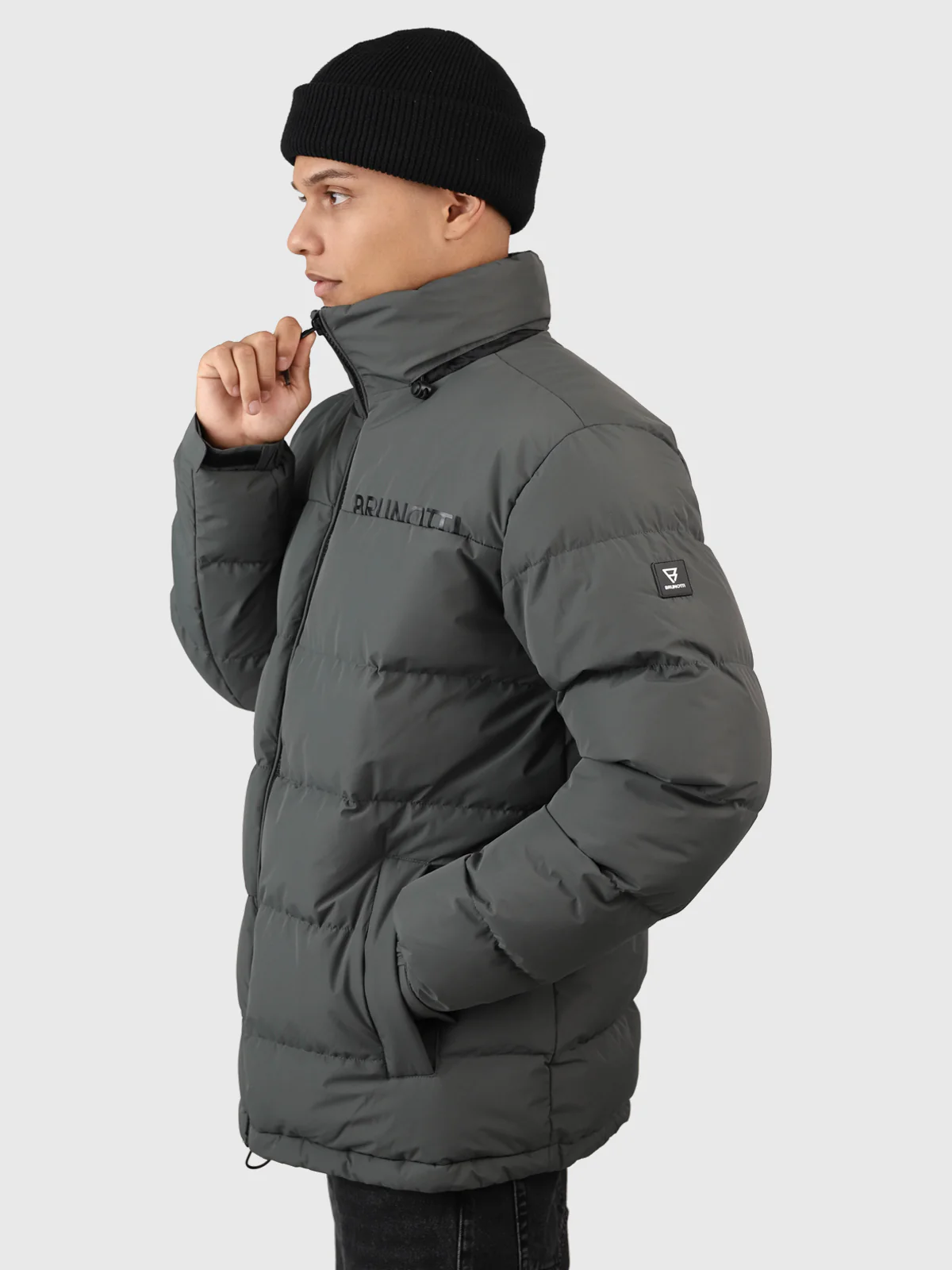 Bardigan Men Puffer Jacket | Mud Green - Image 5