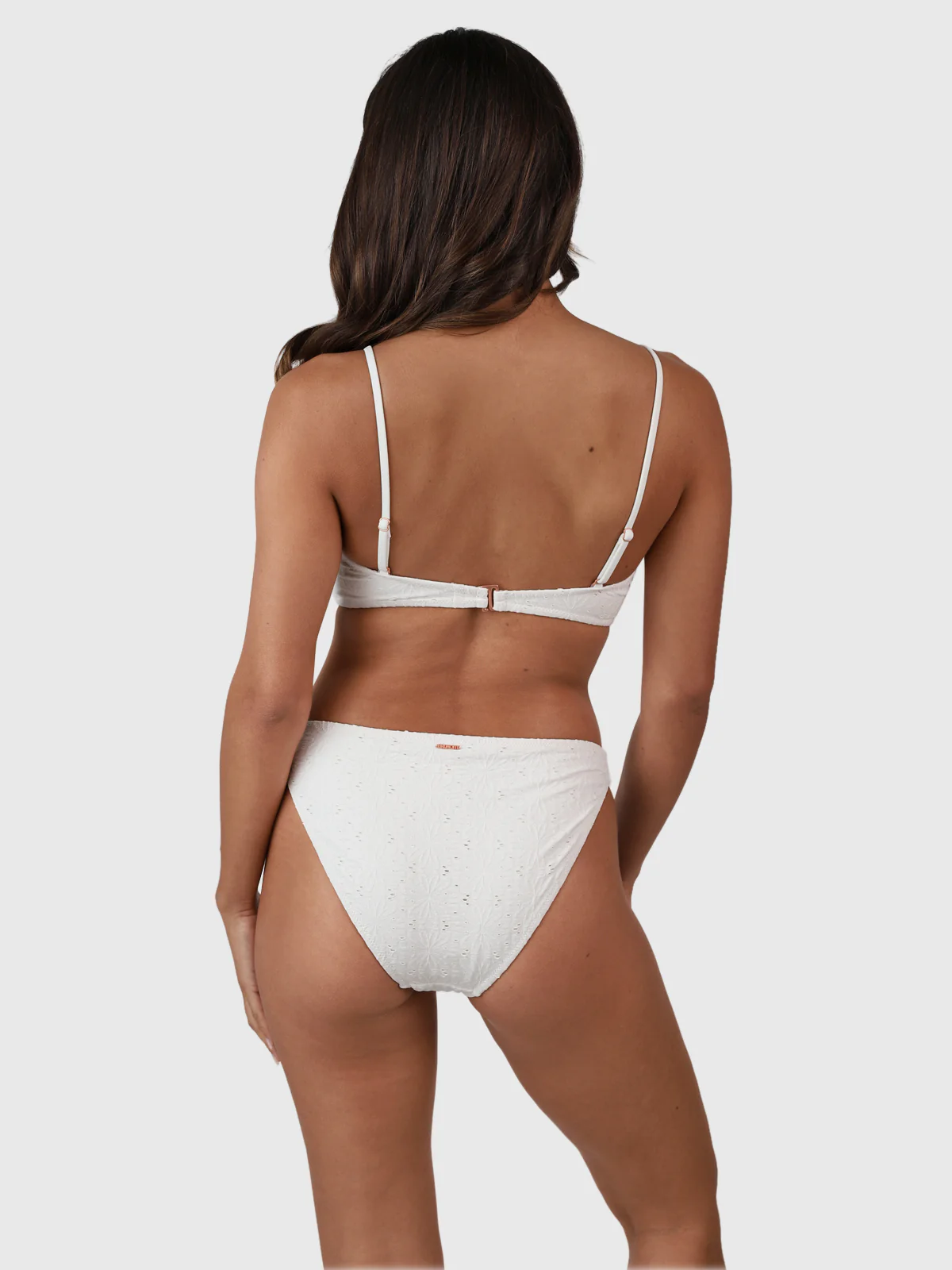 Bella-Broderie Women Bralette Bikini Set | Snow - Image 3