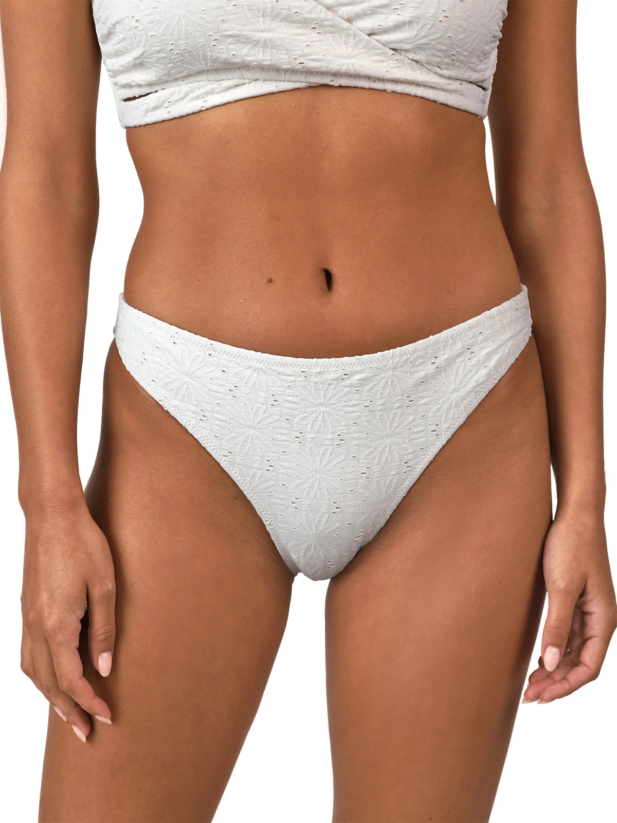 Bella-Broderie Women Bralette Bikini Set | Snow - Image 7