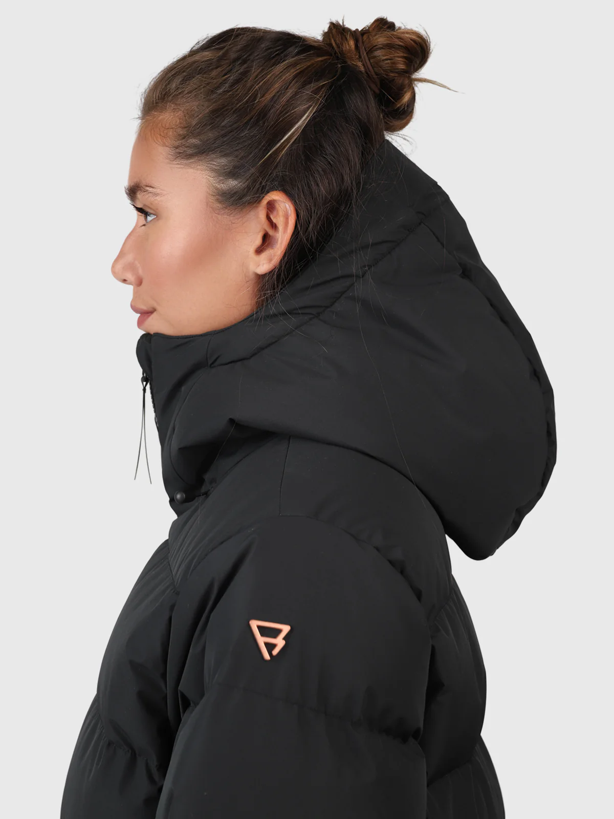 Bigsur Women Long Puffer Coat | Black - Image 6