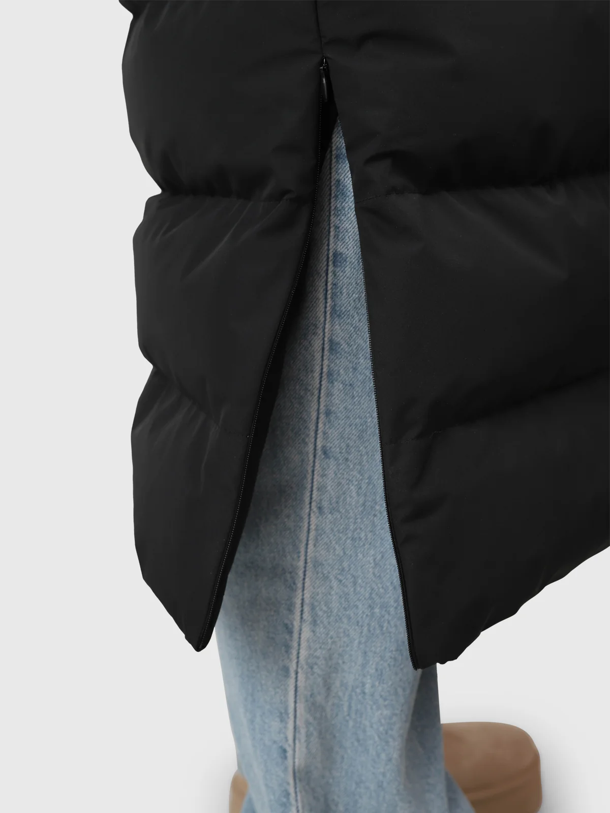 Bigsur Women Long Puffer Coat | Black - Image 9