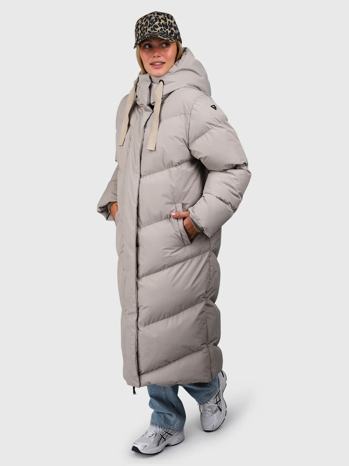 Bigsury Women Long Puffer Jacket | Fungi - Image 6