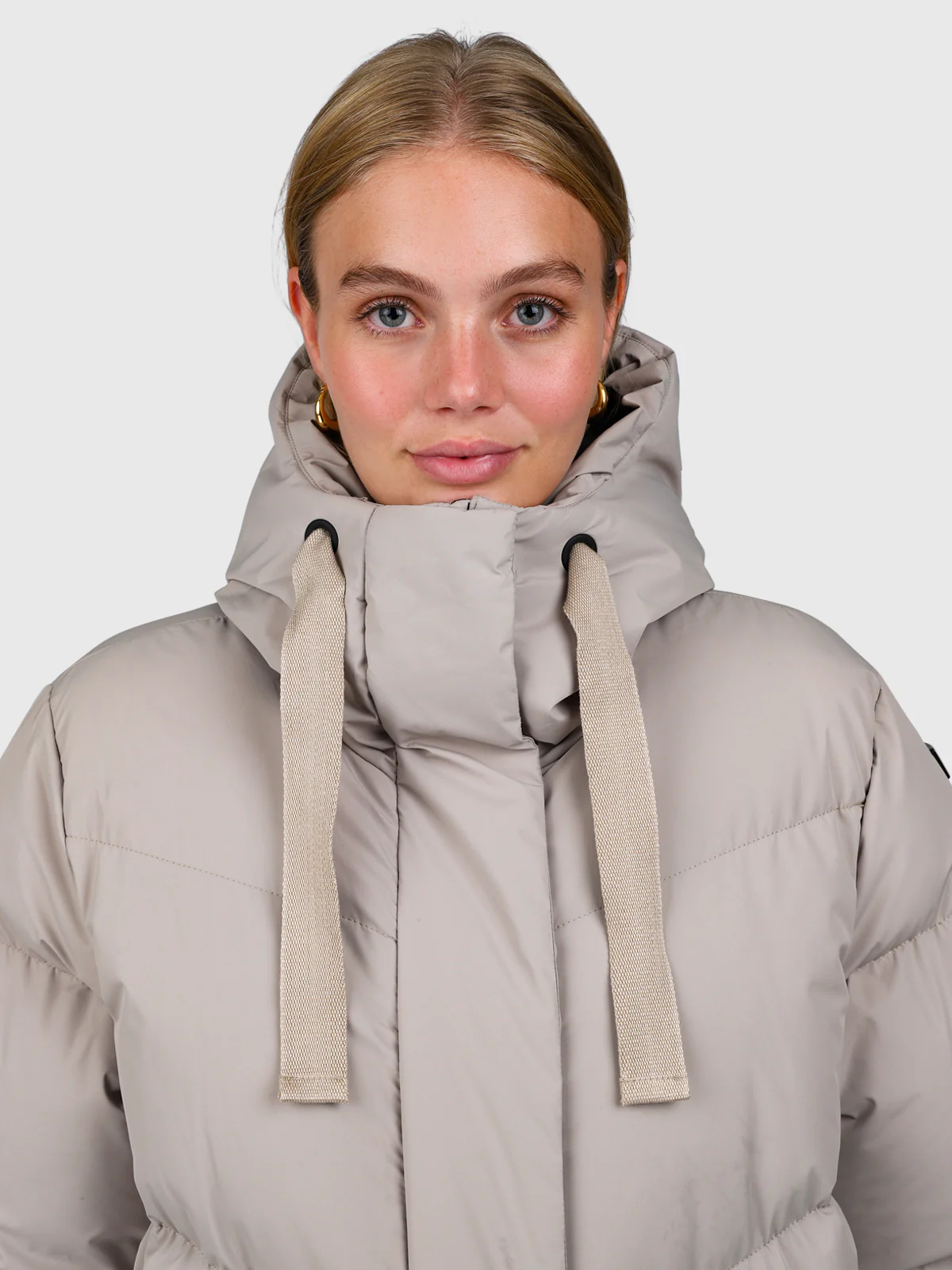 Bigsury Women Long Puffer Jacket | Fungi - Image 7