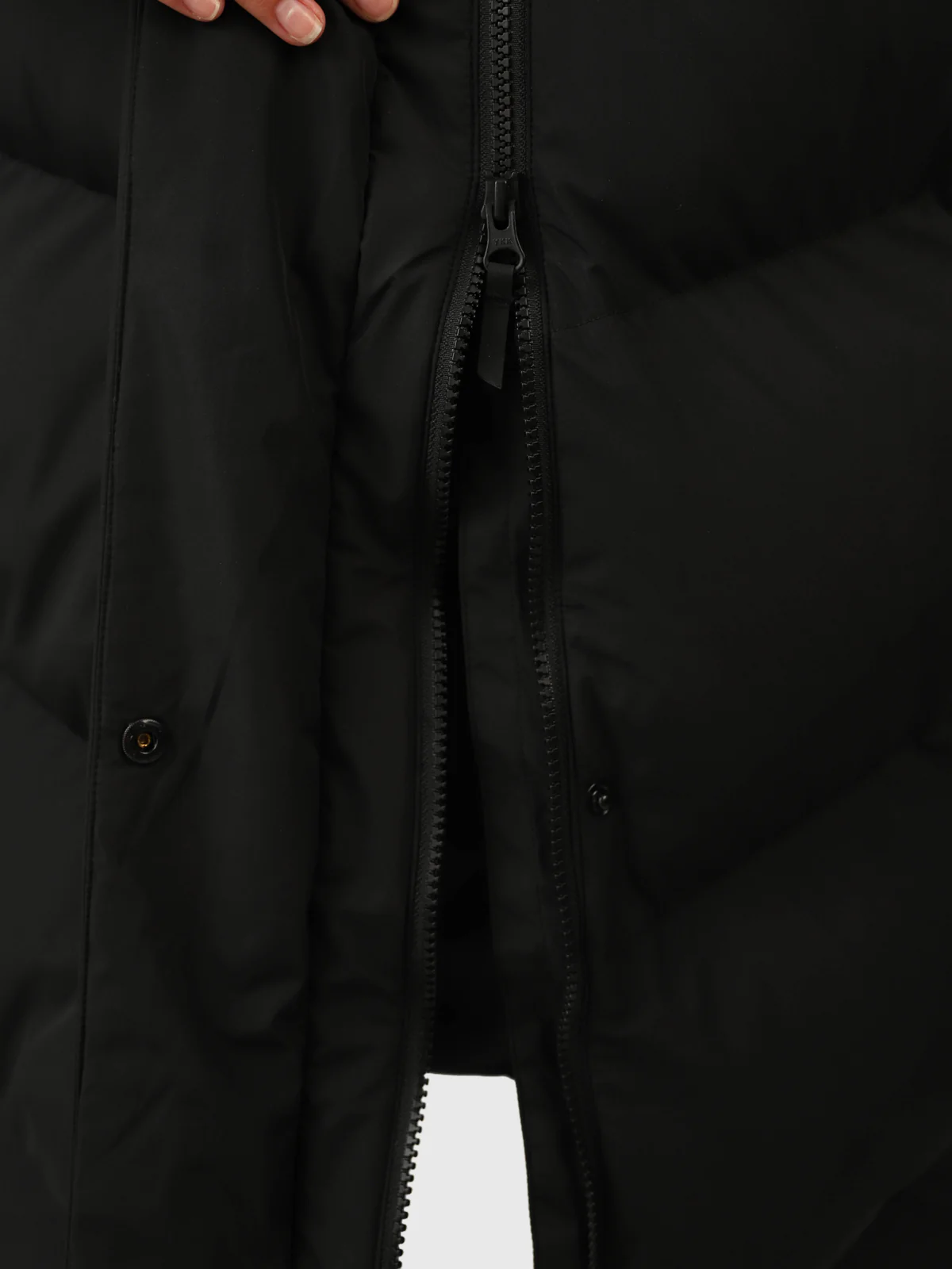 Bigsury Women Long Puffer Coat | Black - Image 11