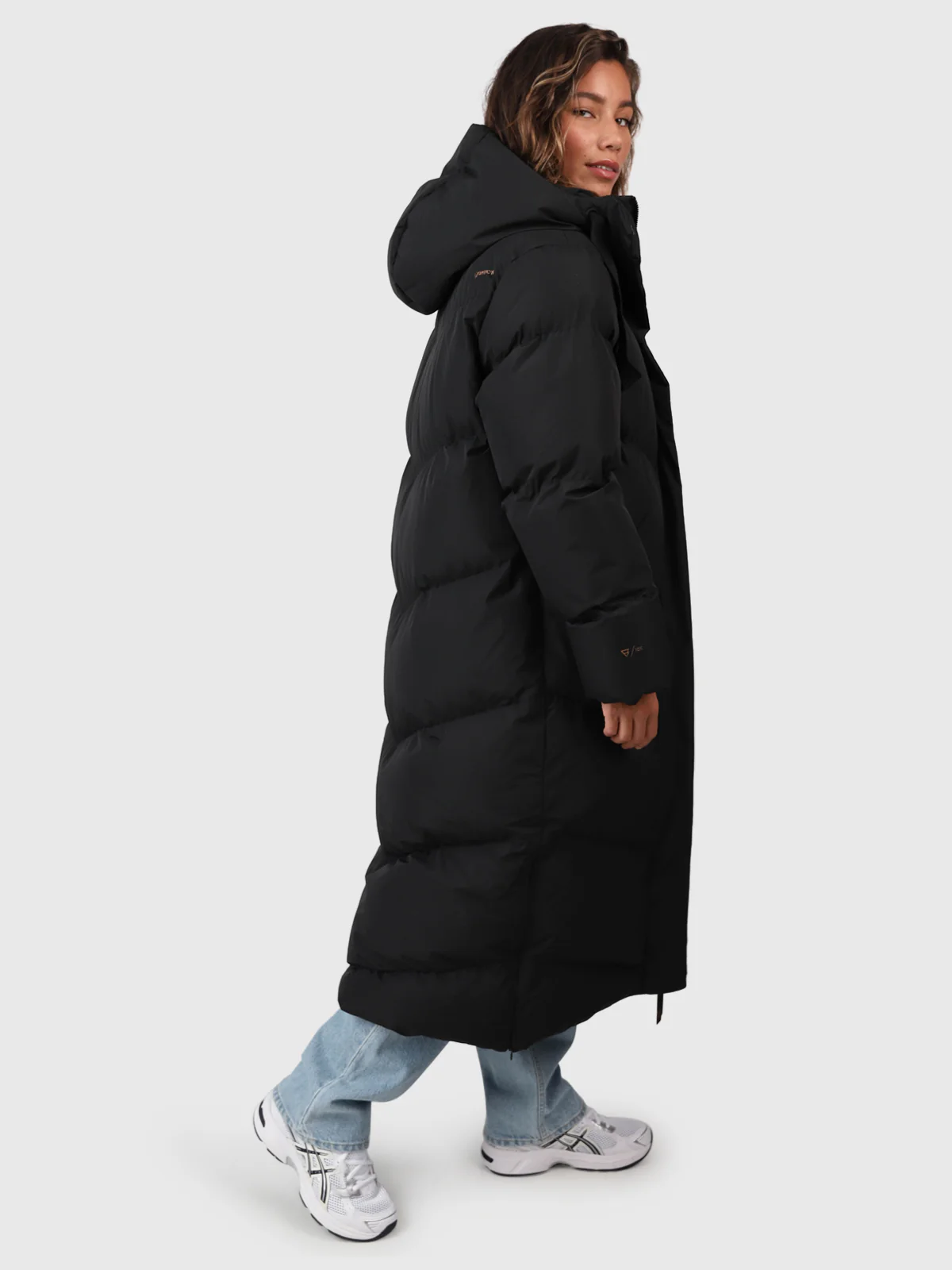 Bigsury Women Long Puffer Coat | Black - Image 3