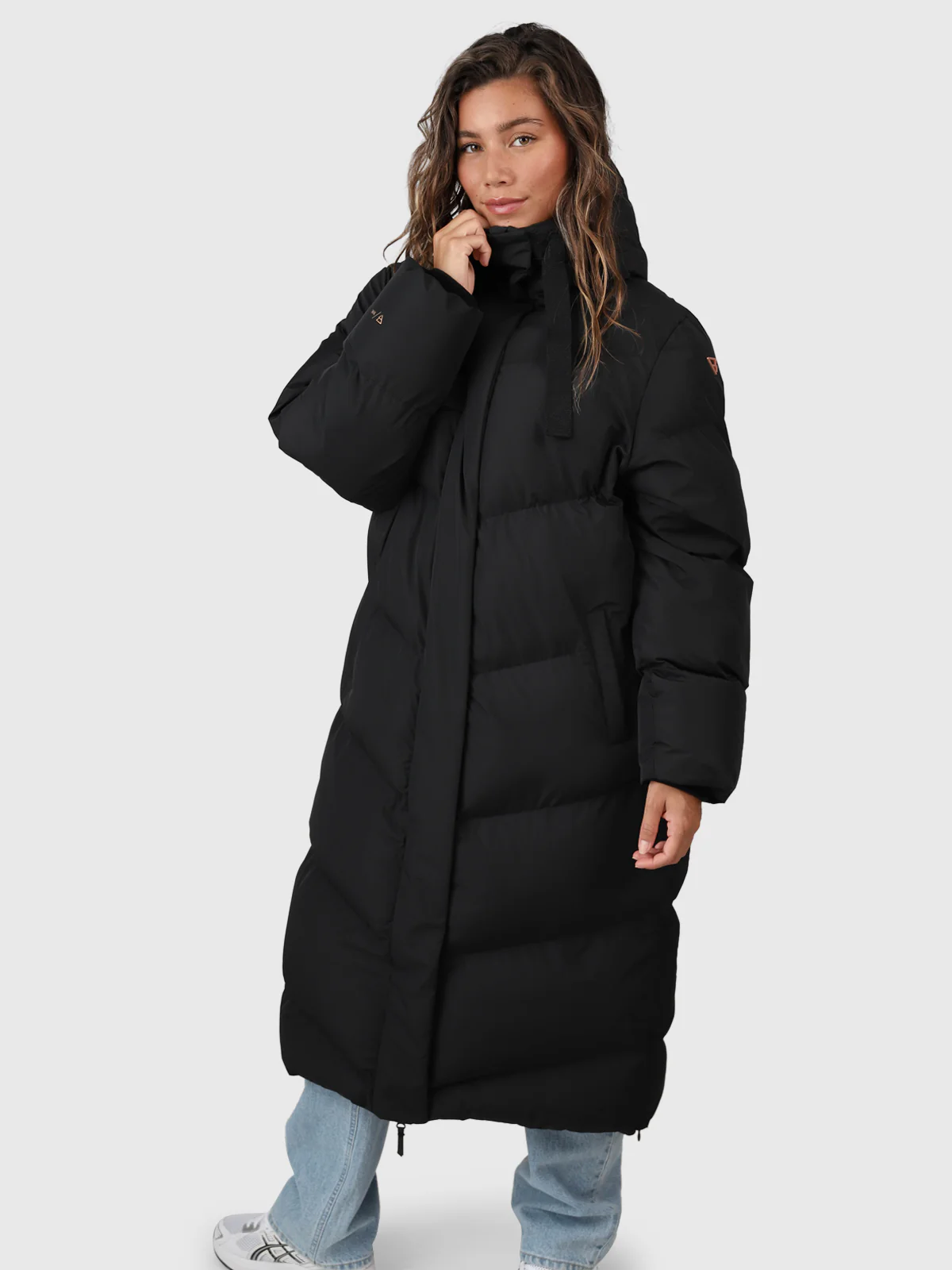 Bigsury Women Long Puffer Coat | Black - Image 4