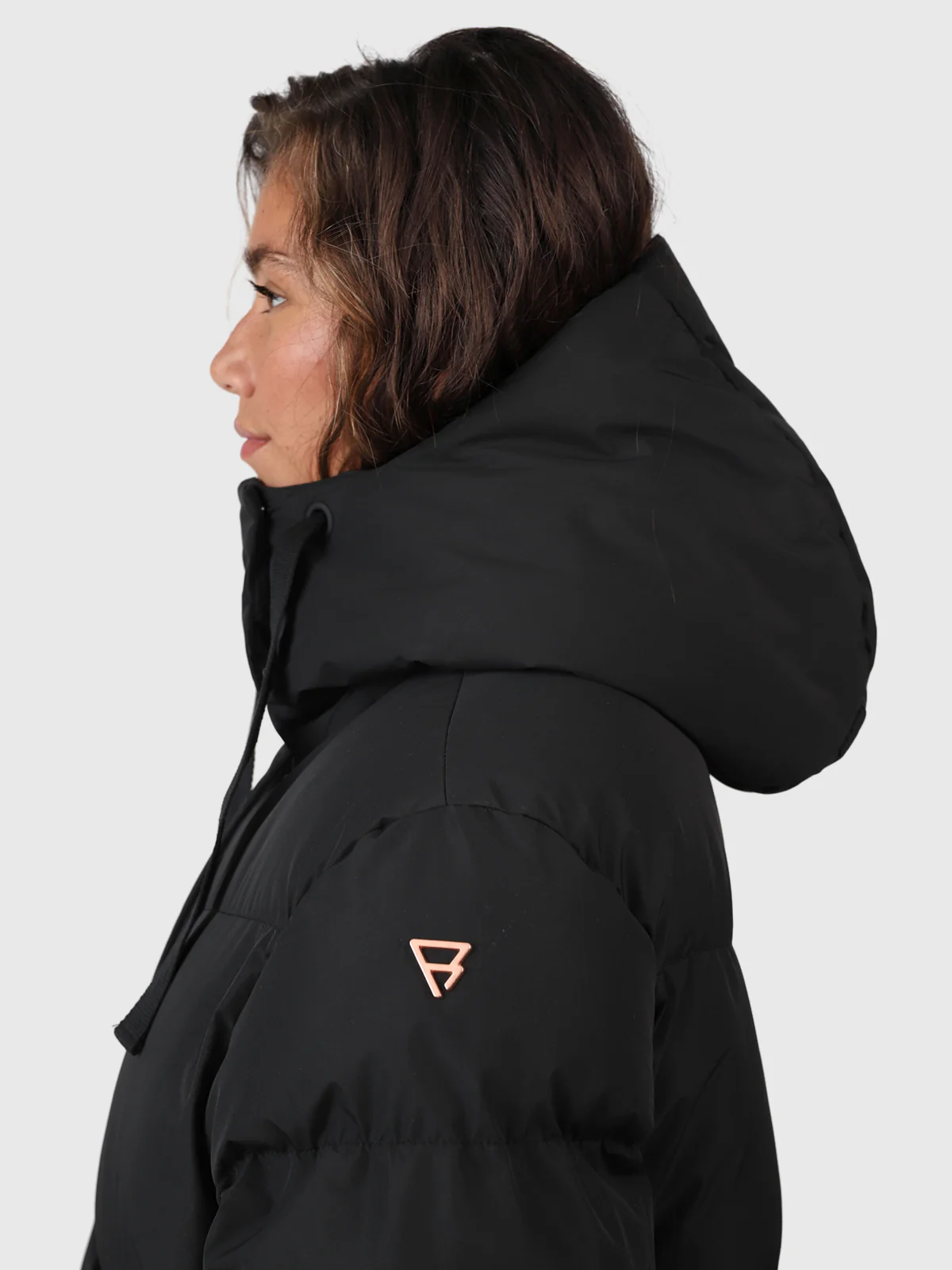 Bigsury Women Long Puffer Coat | Black - Image 6