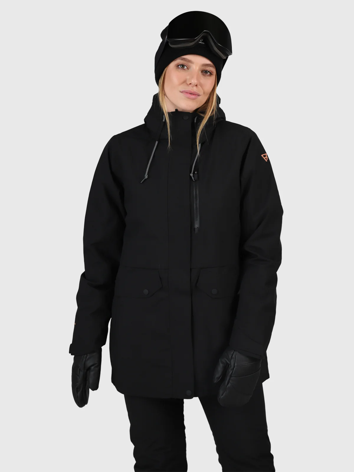 Bombini Women Snow Jacket | Black - Image 10