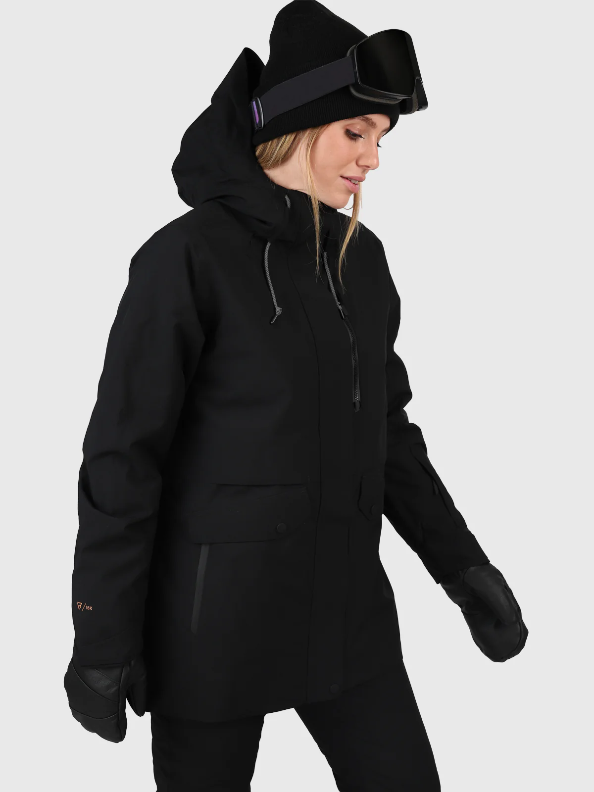 Bombini Women Snow Jacket | Black - Image 3