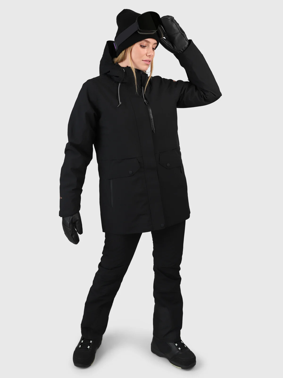 Bombini Women Snow Jacket | Black - Image 4