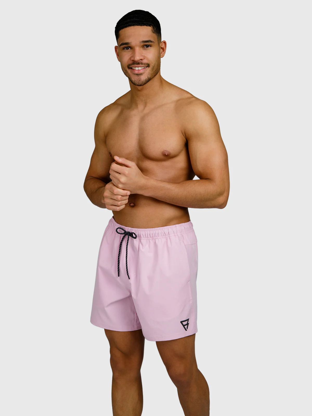 Bru-conic Men Swim Shorts | Mauve Mist - Image 3