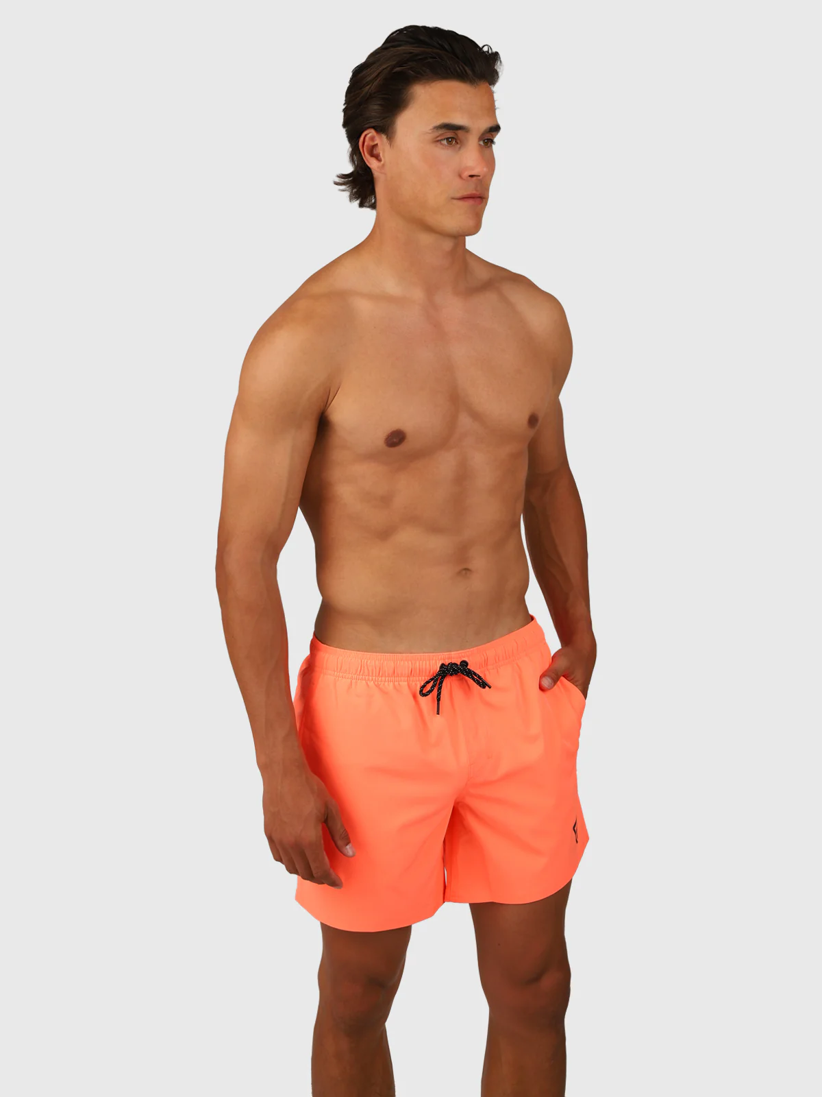 Bru-conic Men Swim Shorts | Flamingo - Image 4