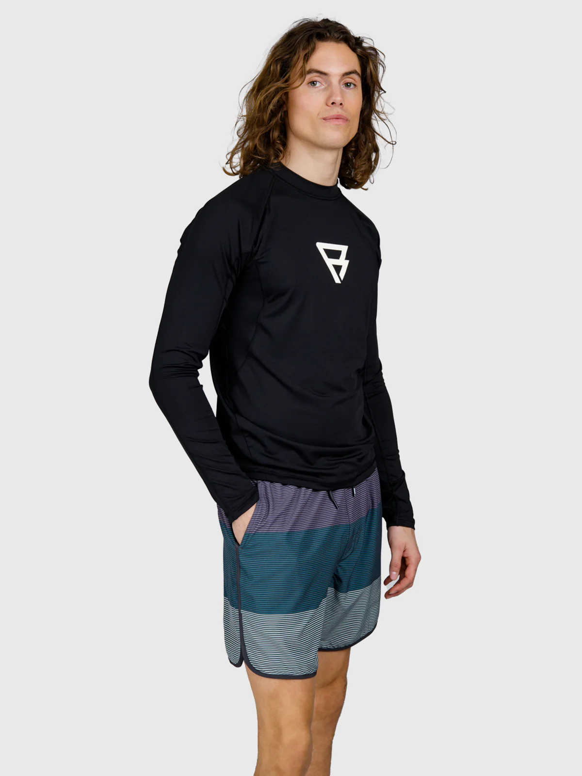 Brushield Men Rashguard | Black - Image 3