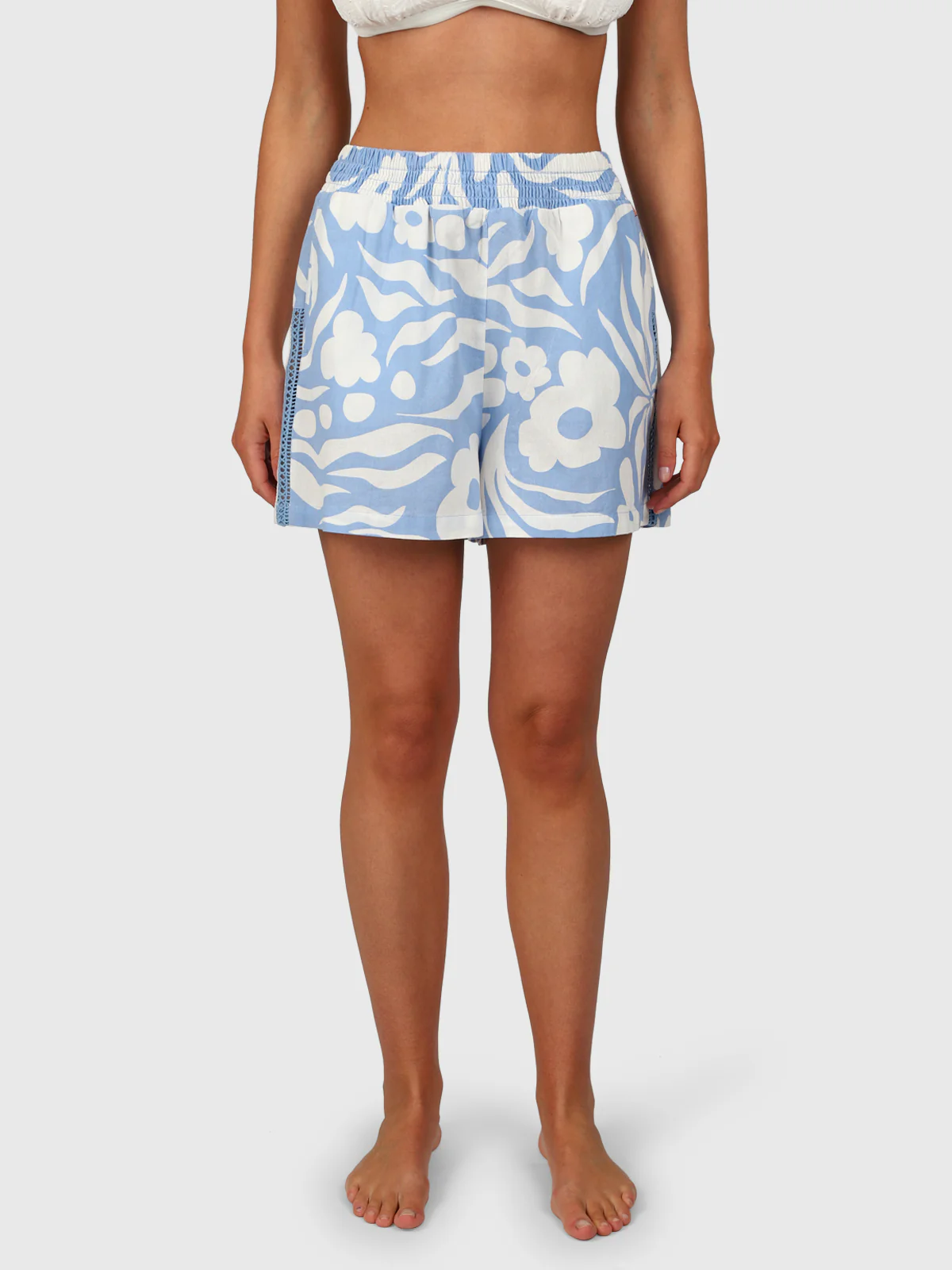 Candice-Swirl Women Shorts | Bluebell - Image 3