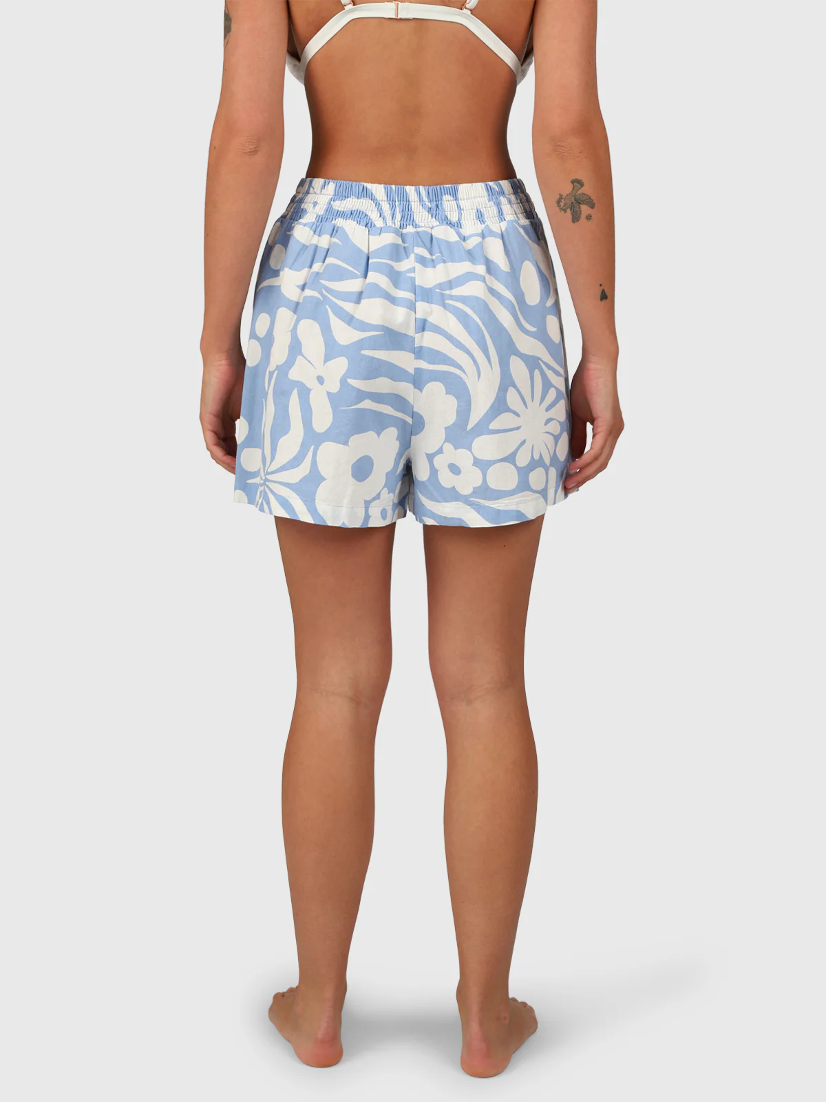 Candice-Swirl Women Shorts | Bluebell - Image 4