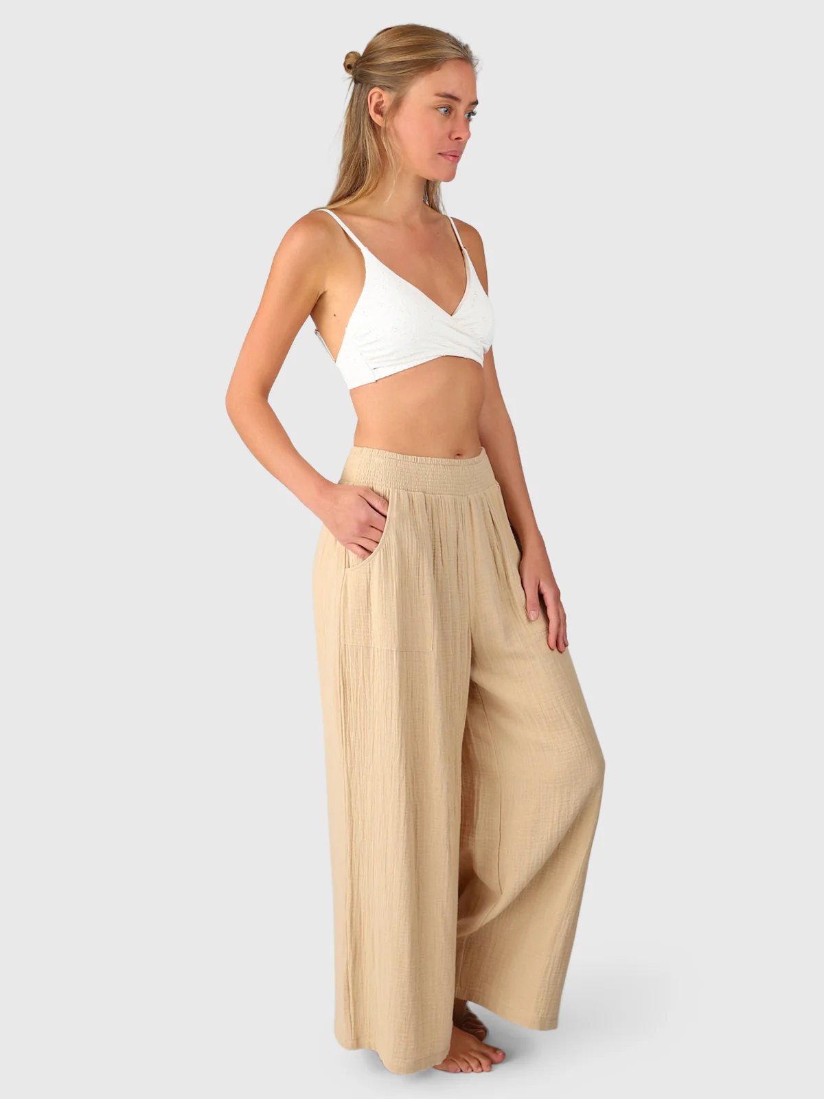 Catalina Women Pants | Beige - Image 4