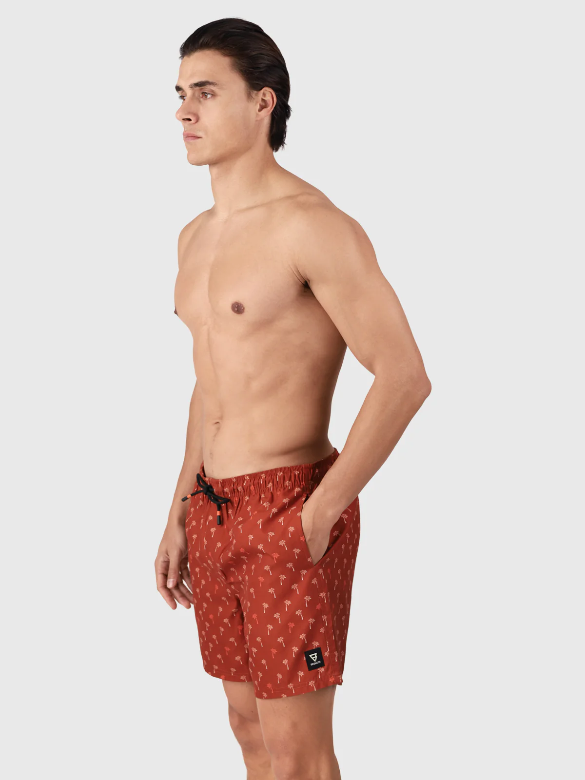 Cester-Mini Men Swim Shorts | Mini Palm Aqua Arabian Spice - Image 4