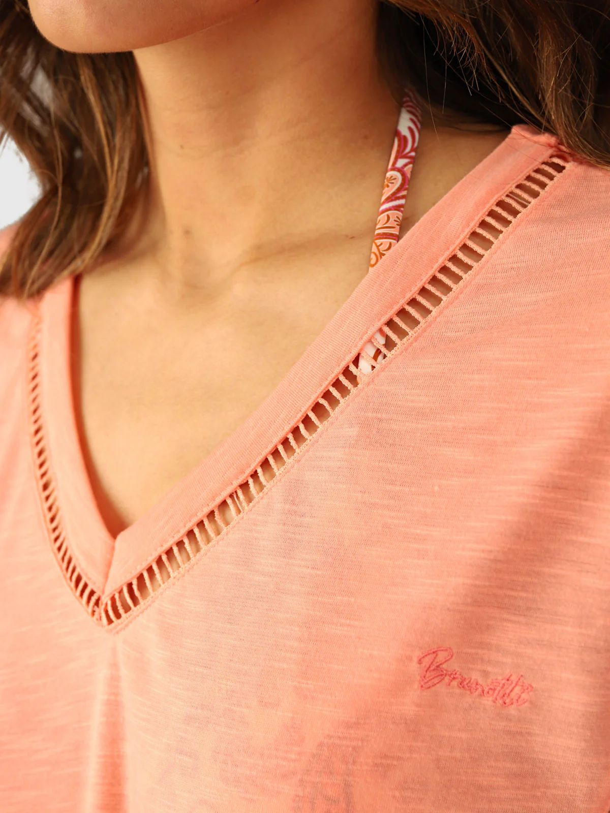 Duya Women T-shirt | Peach - Image 6
