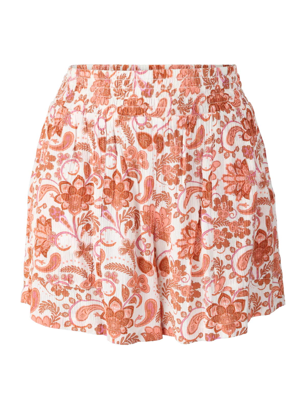 Essia-Paisley Women Shorts | Snow - Image 6