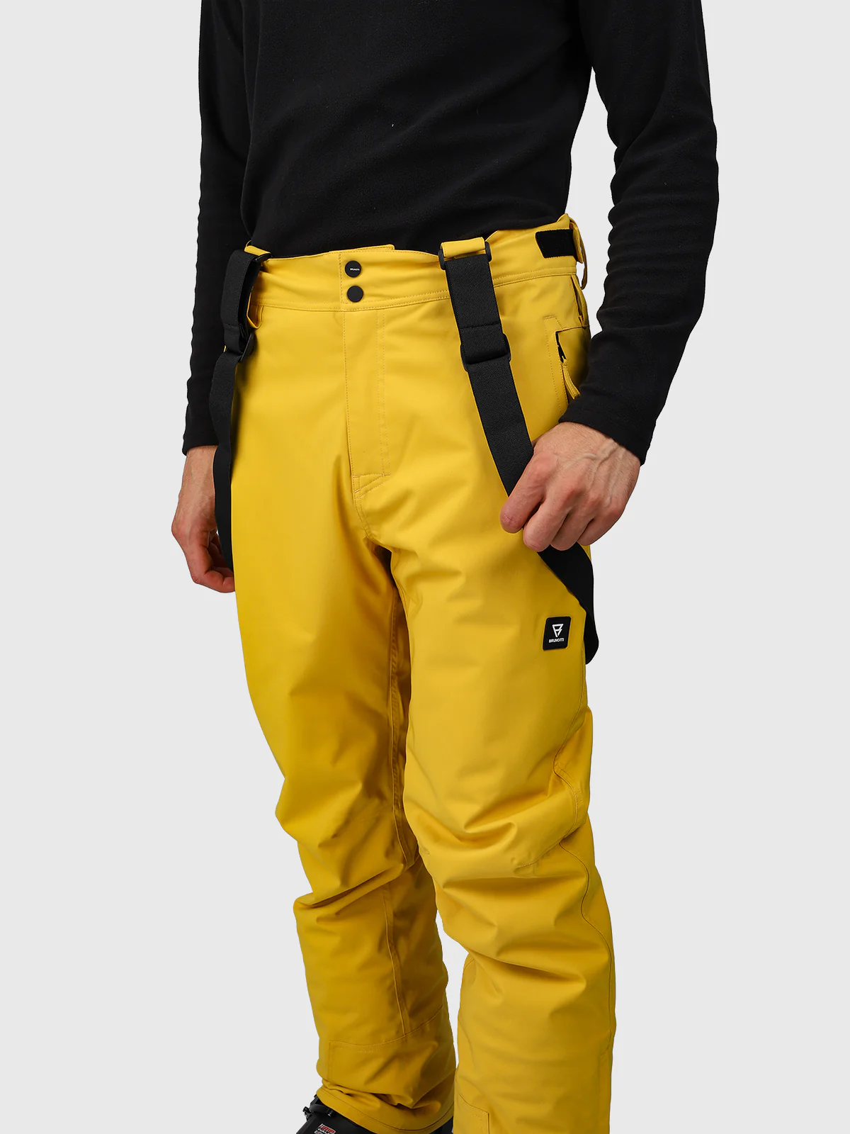 Footrail Men Snow Pants | Lemon Curry - Image 5