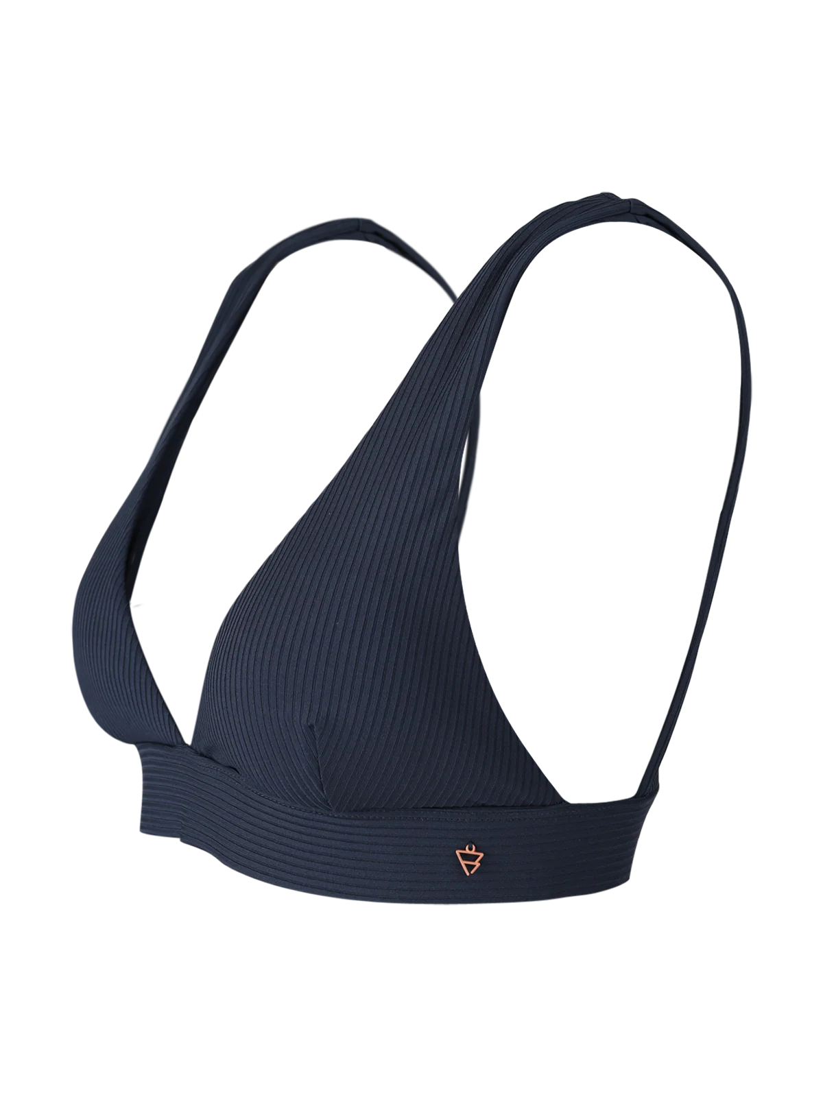 Forte-Rib Women Bikini Bralette Top | Indigo Blue - Image 9