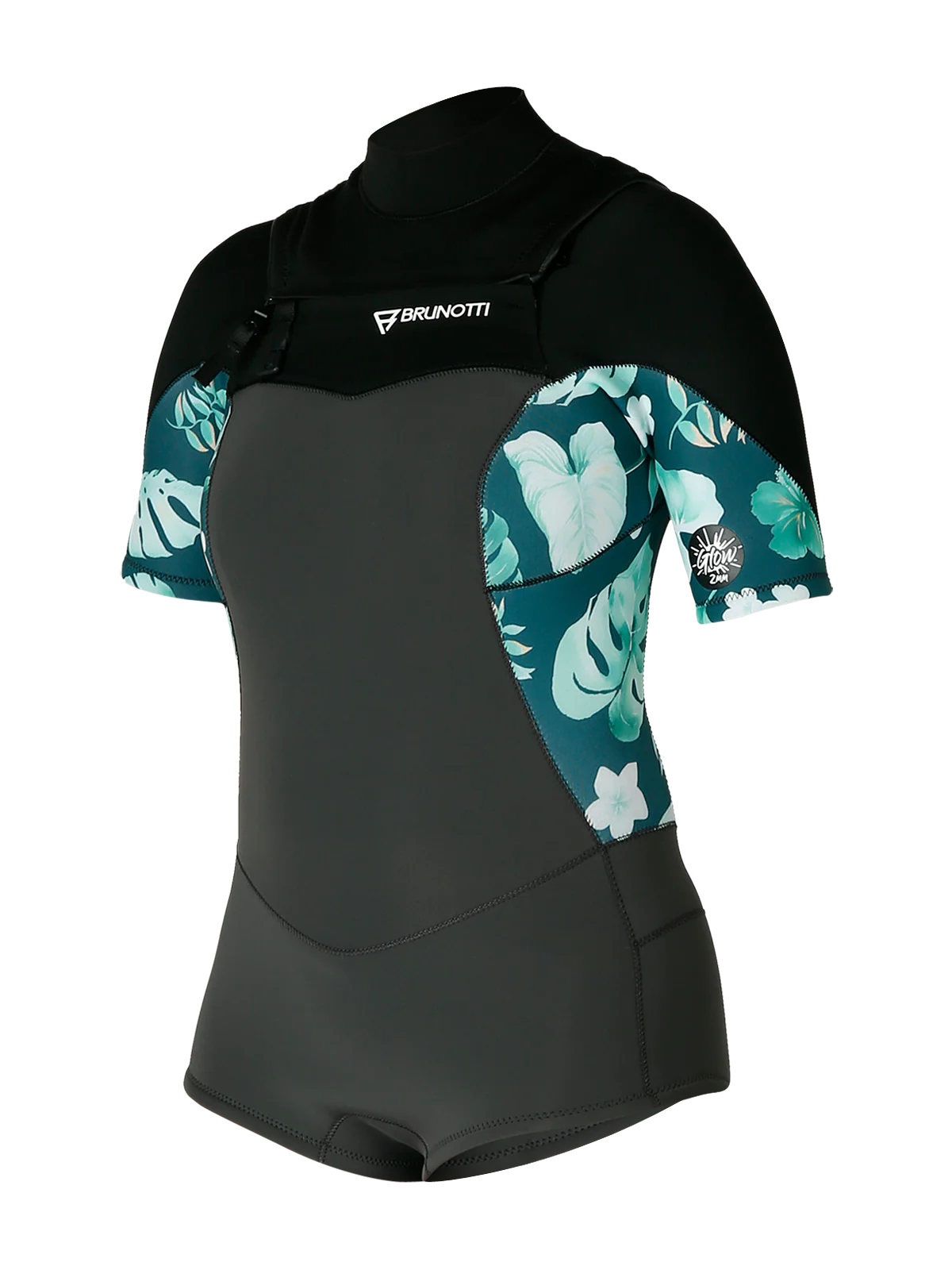 Glow Shorty-2mm Women Wetsuit | Black - Image 3