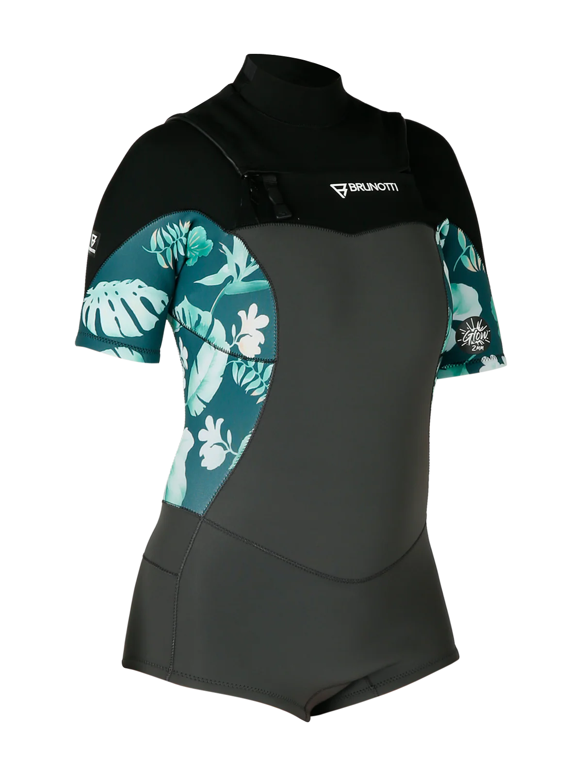 Glow Shorty-2mm Women Wetsuit | Black - Image 4