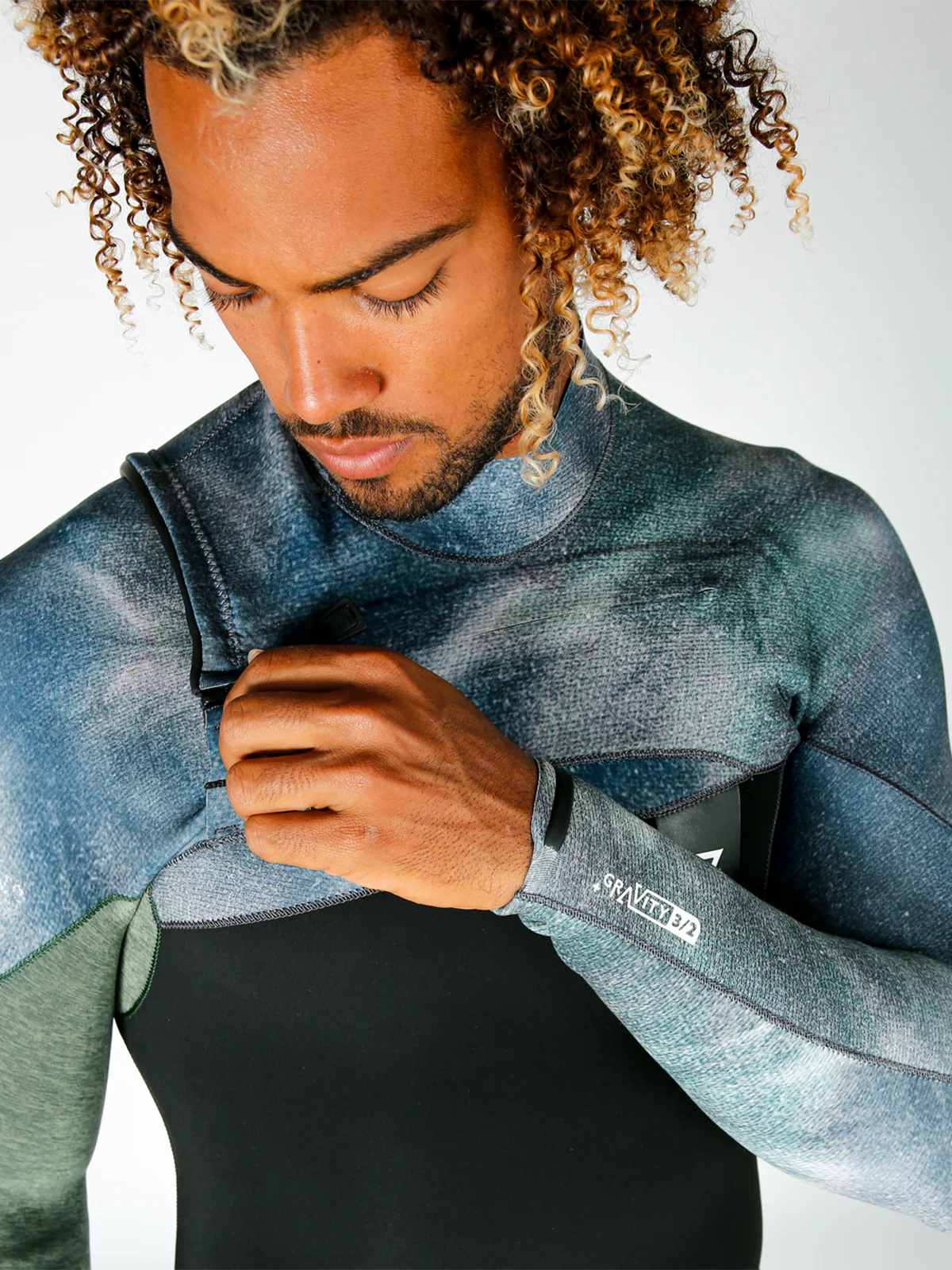 Gravity Fullsuit 3/2 mm Men Wetsuit | Green - Image 6