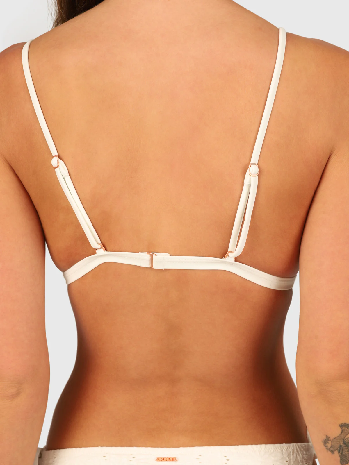 Hana-Broderie Women Triangle Bikini | Snow - Image 9