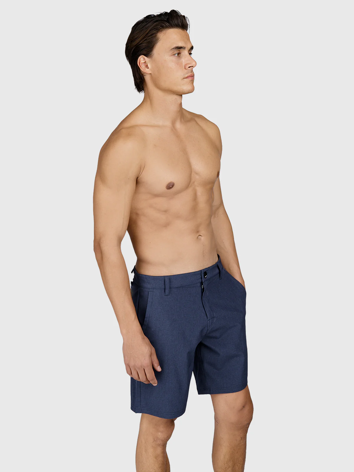Harret Men Hybrid Shorts | Indigo Blue - Image 3