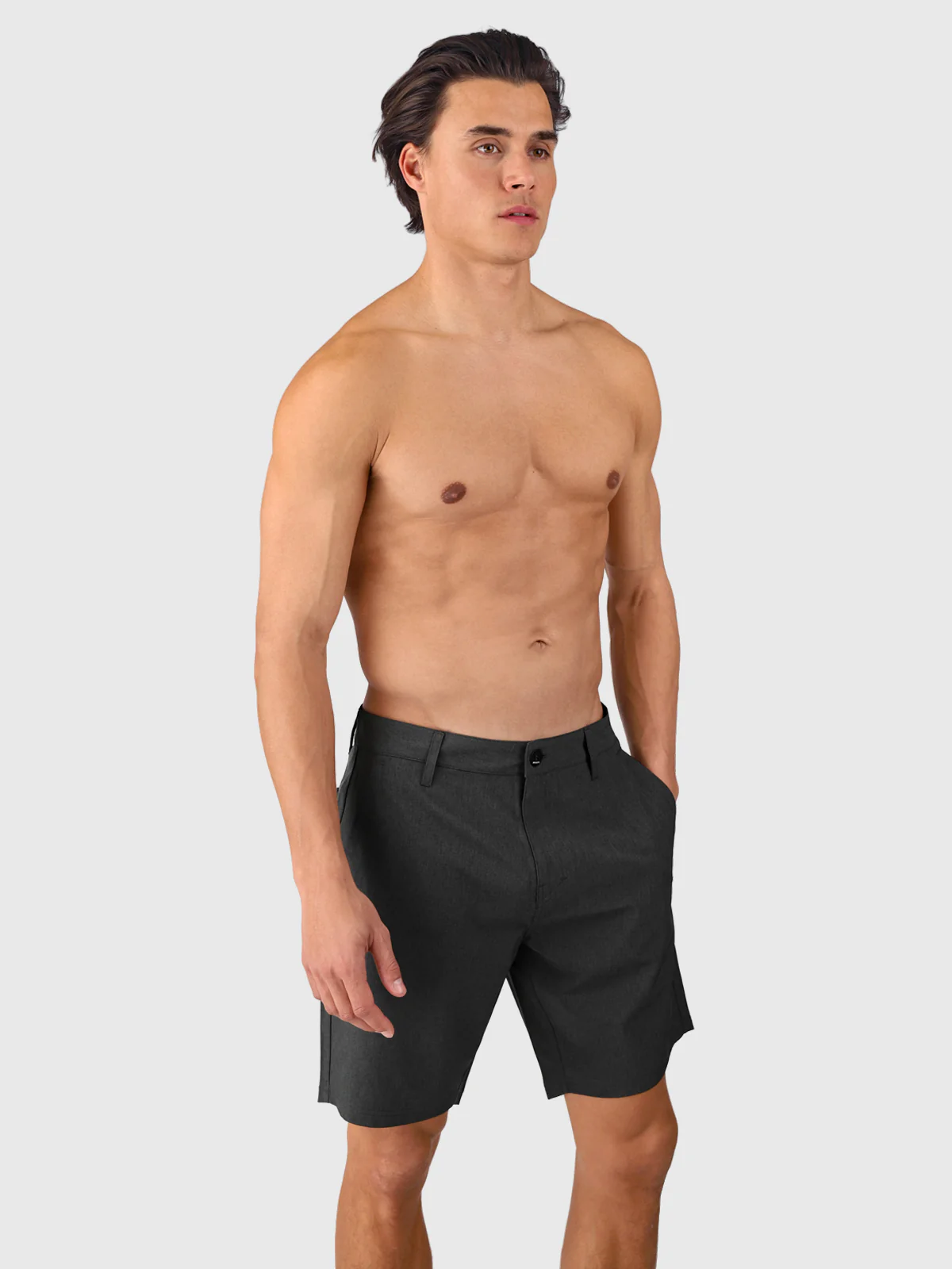 Harret Men Hybrid Shorts | Pirate Black - Image 4