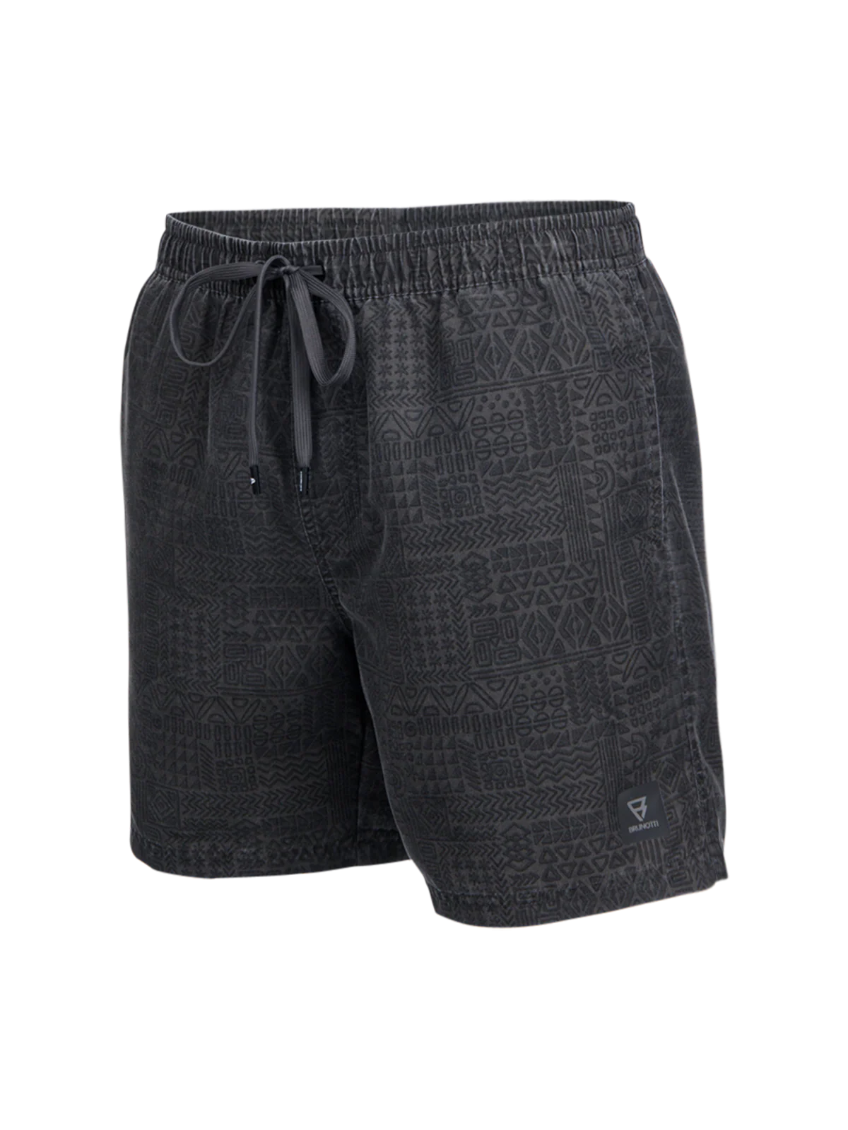 Helios-Print Men Swim Shorts | Black - Image 9