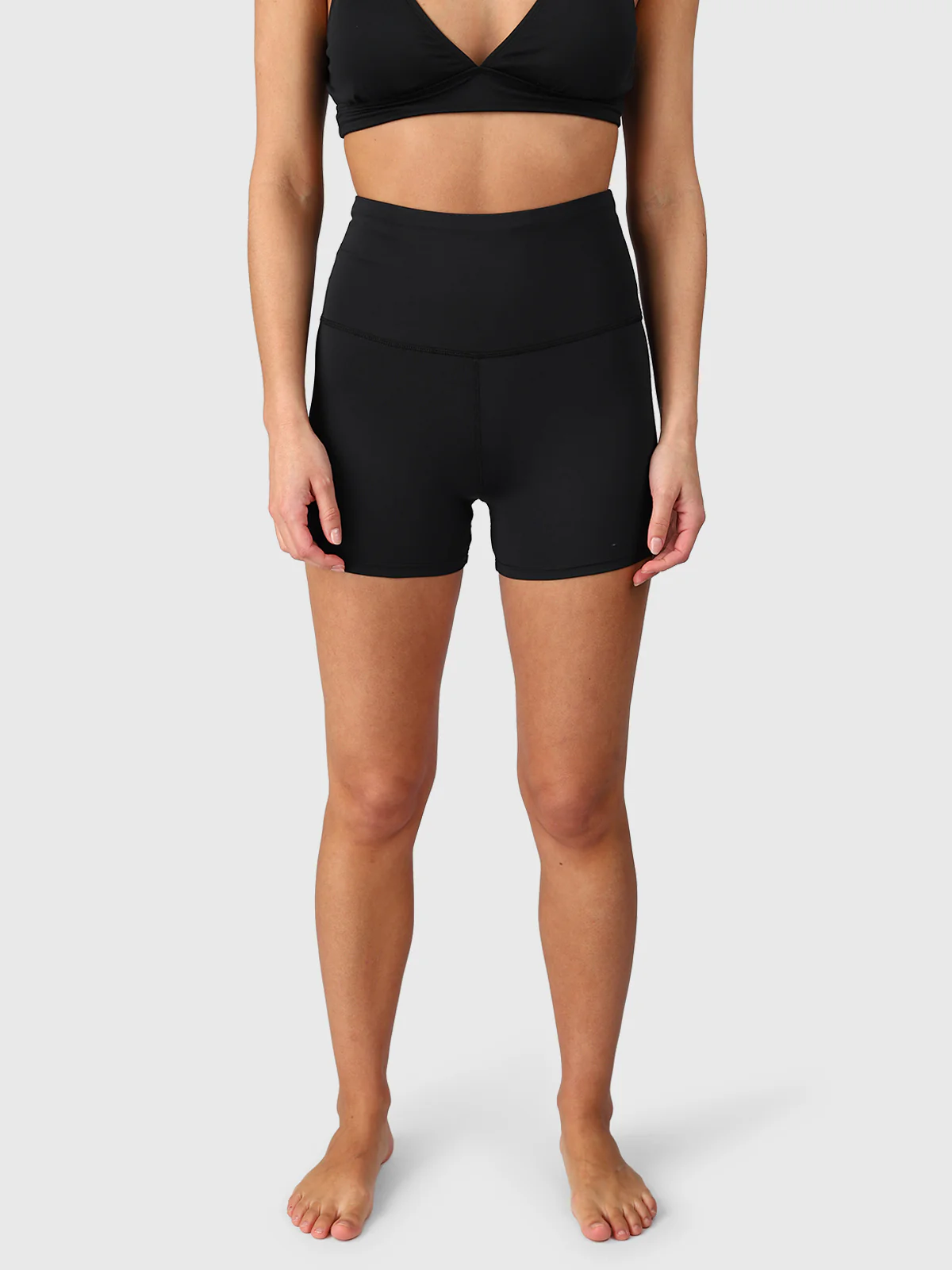 Hibiki Women Legging Shorts | Black - Image 3