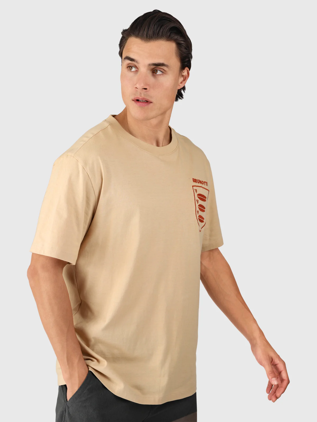Homeseries-Scheveningen Men T-shirt | Ginger - Image 3
