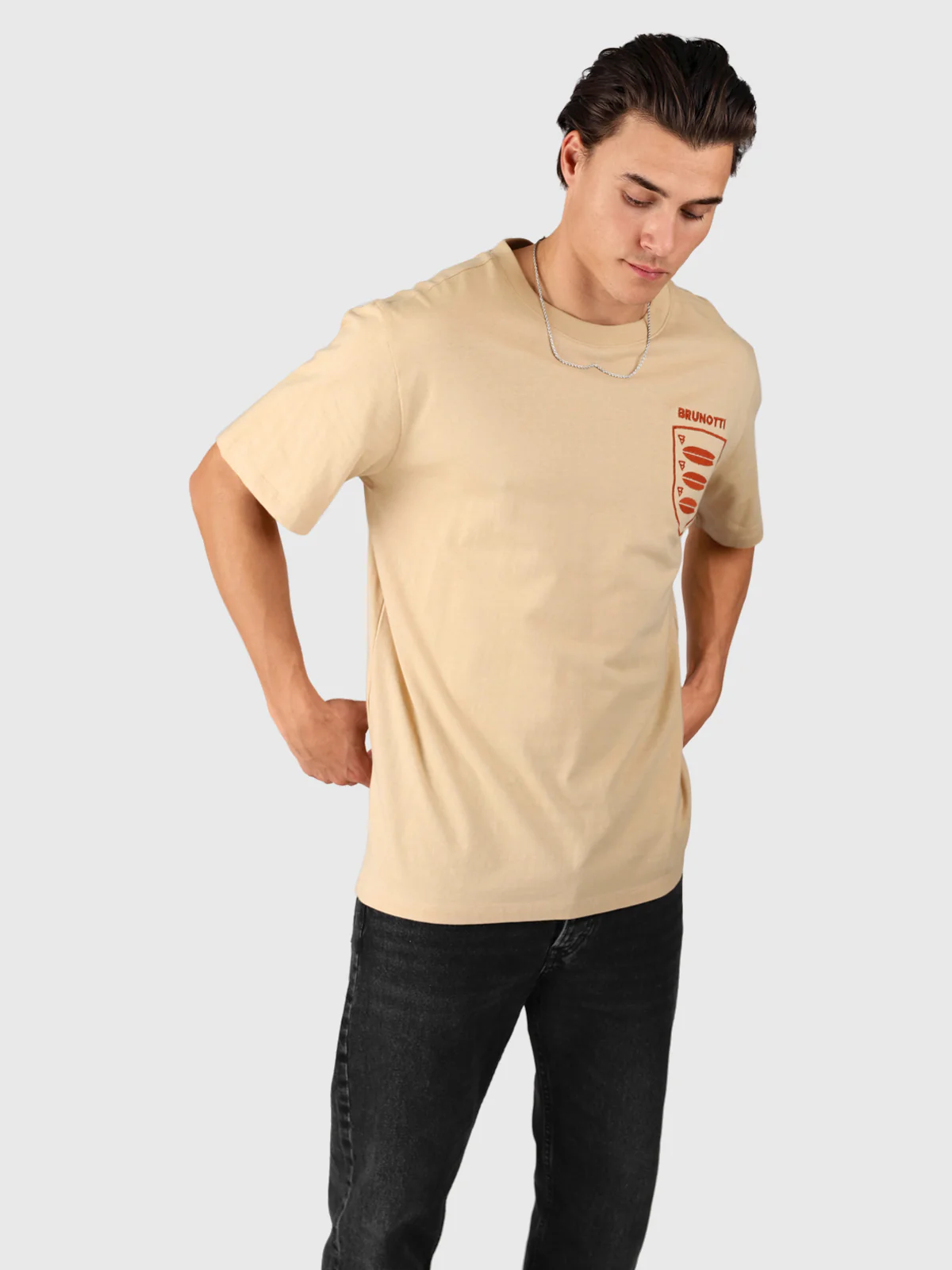Homeseries-Scheveningen Men T-shirt | Ginger - Image 4