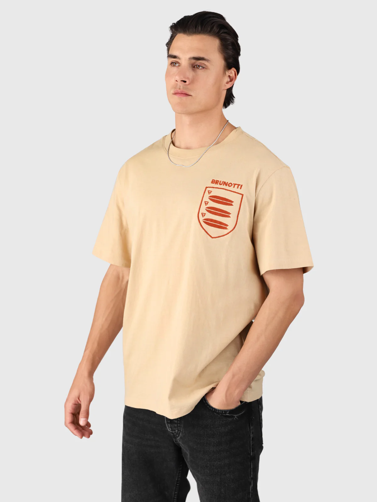 Homeseries-Scheveningen Men T-shirt | Ginger - Image 5