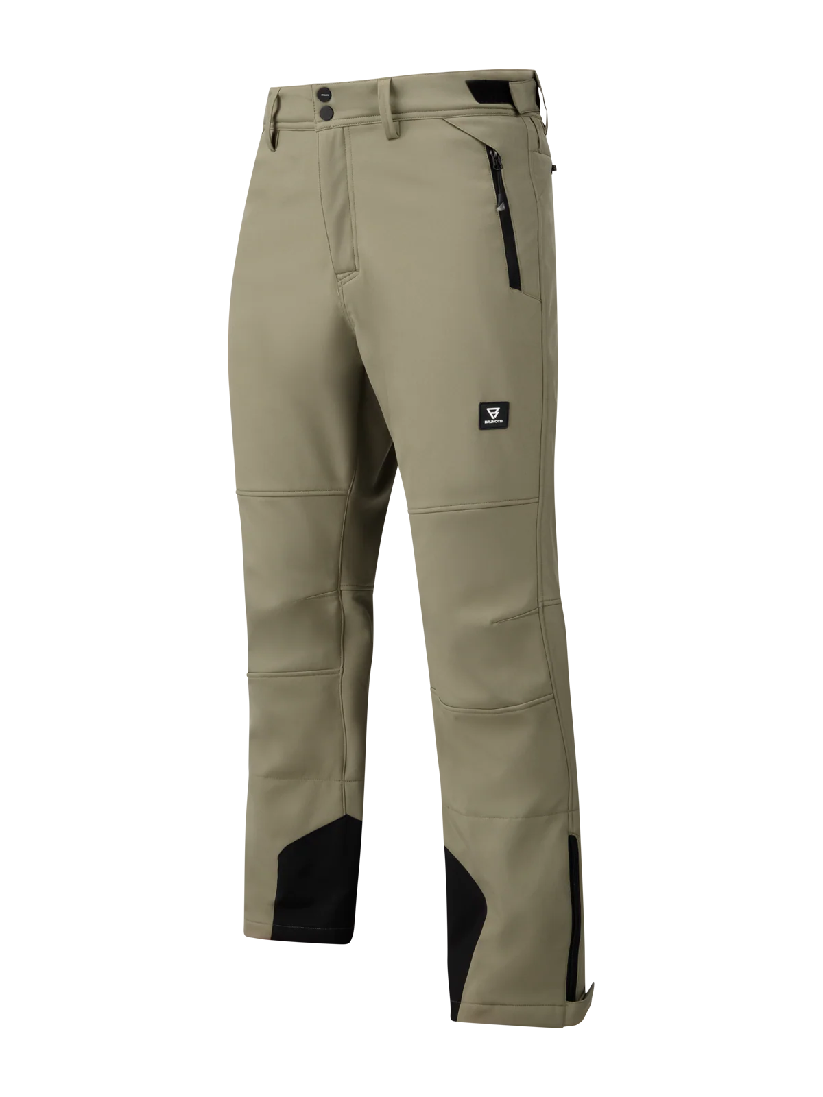 Huygens Men Softshell Pants | Dusky Green - Image 9