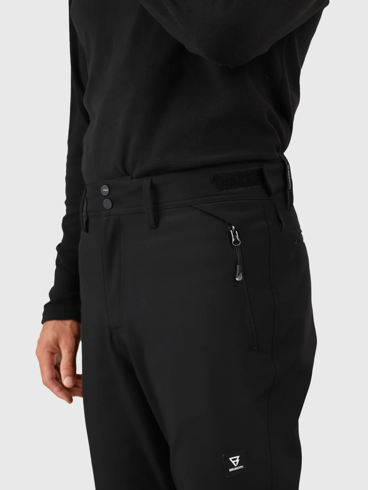 Huygens-N Men Softshell Snow Pants | Black - Image 5