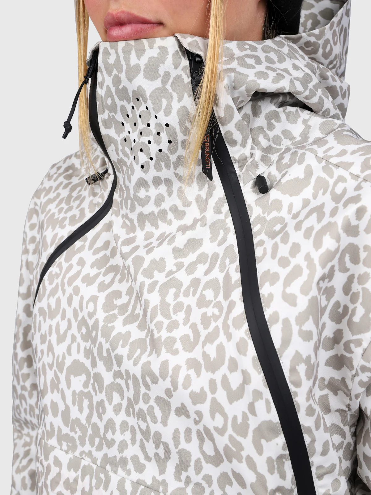 Joicya-Print Women Snow Jacket | Leopard Snow - Image 14