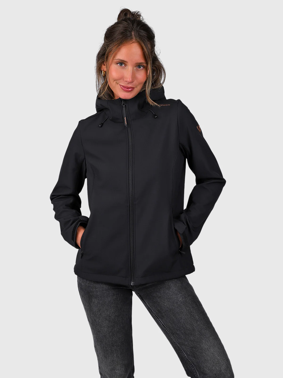 Joos Women Softshell Jacket | Black - Image 3