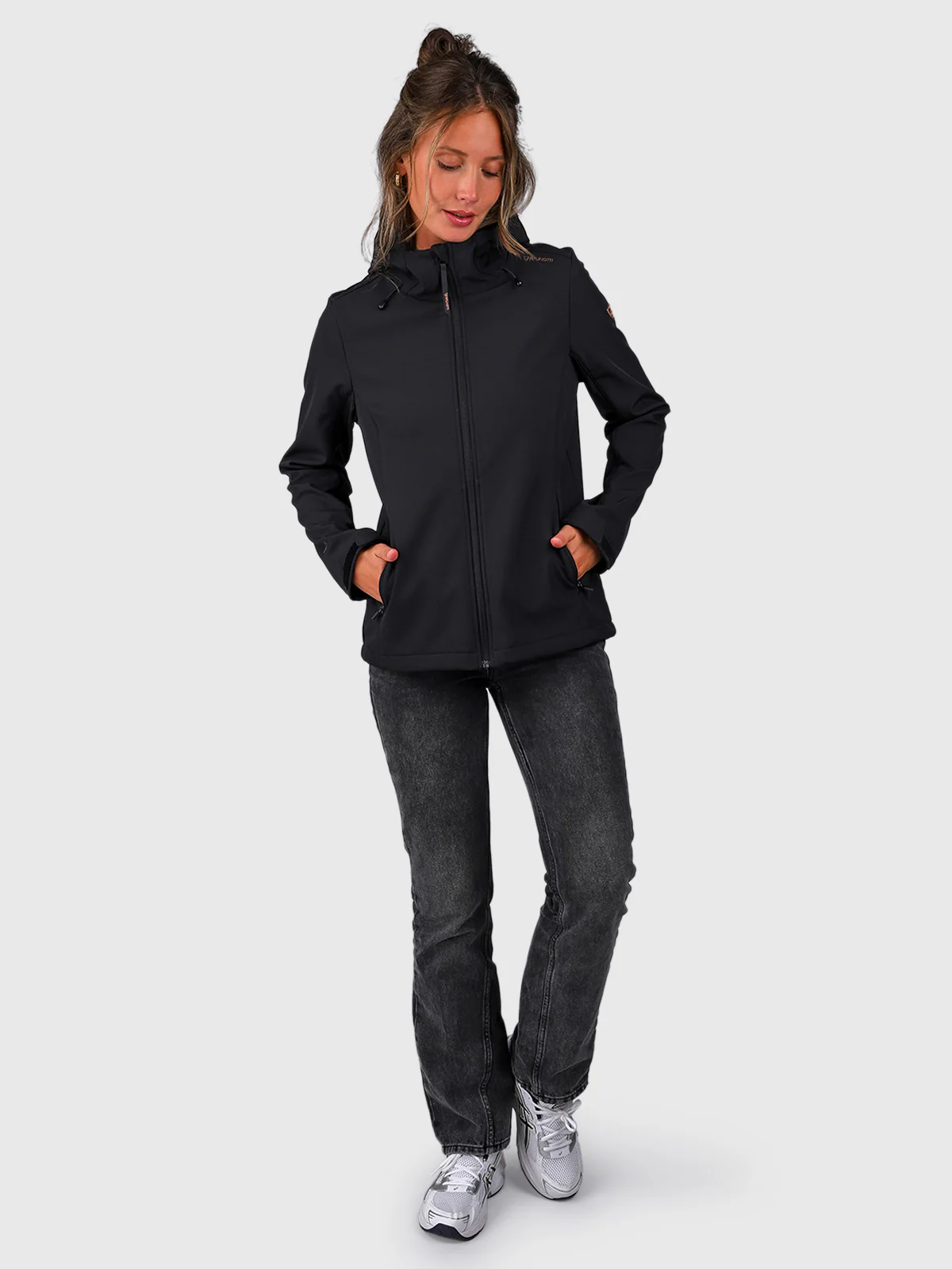 Joos Women Softshell Jacket | Black - Image 5