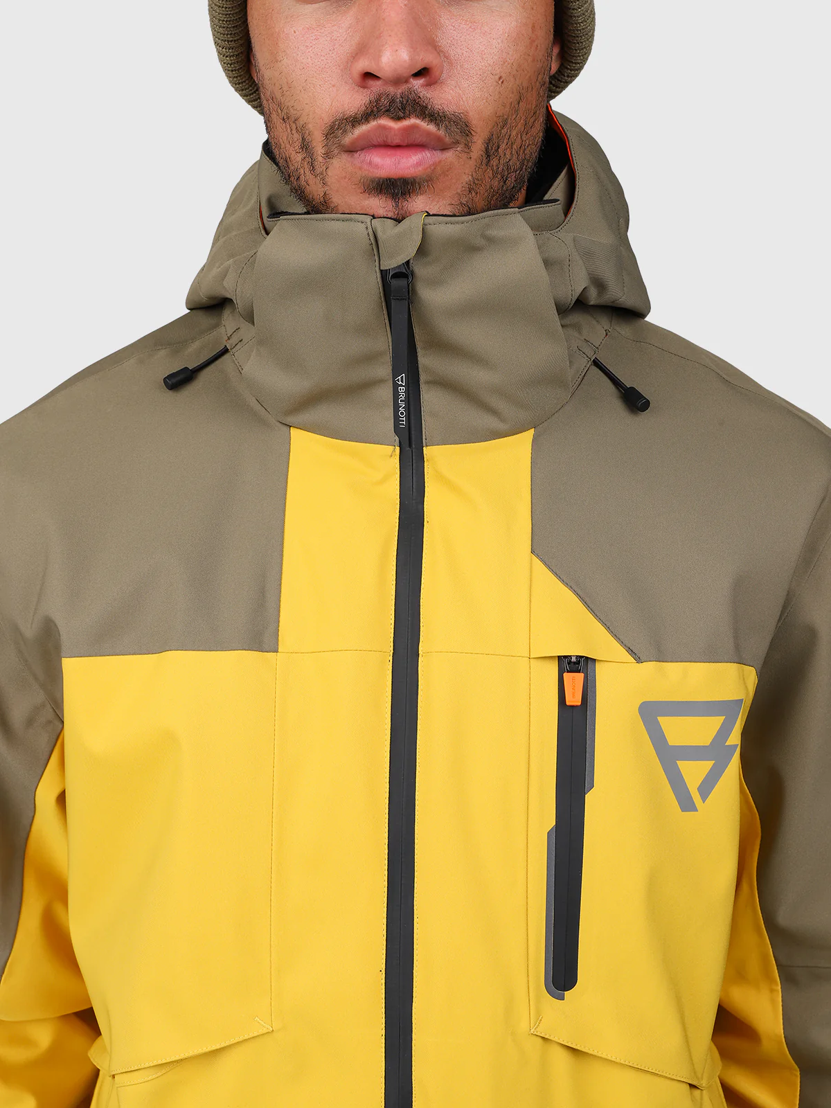 Kanisher Men Snow Jacket | Lemon Curry - Image 6