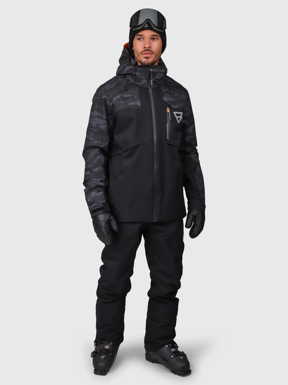 Kanisher Men Snow Jacket | Black - Image 5