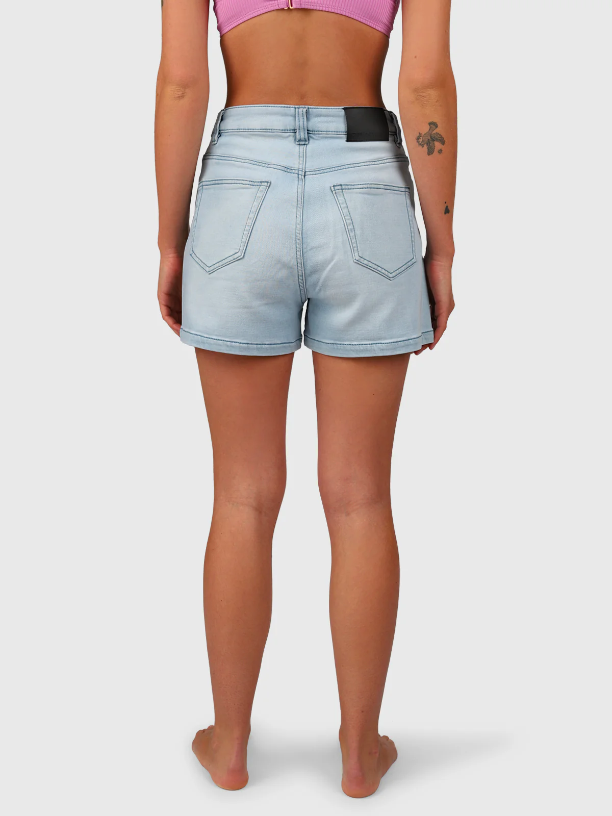 Larina Women Jog Jeans | Light Blue Denim - Image 3