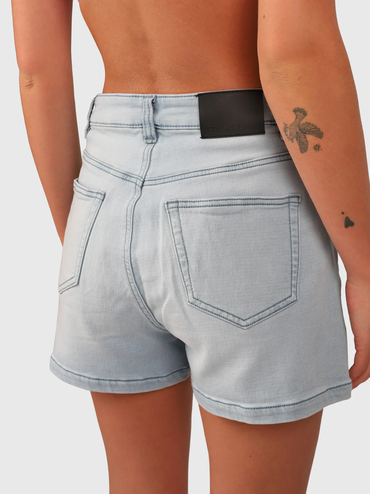 Larina Women Jog Jeans | Light Blue Denim - Image 5