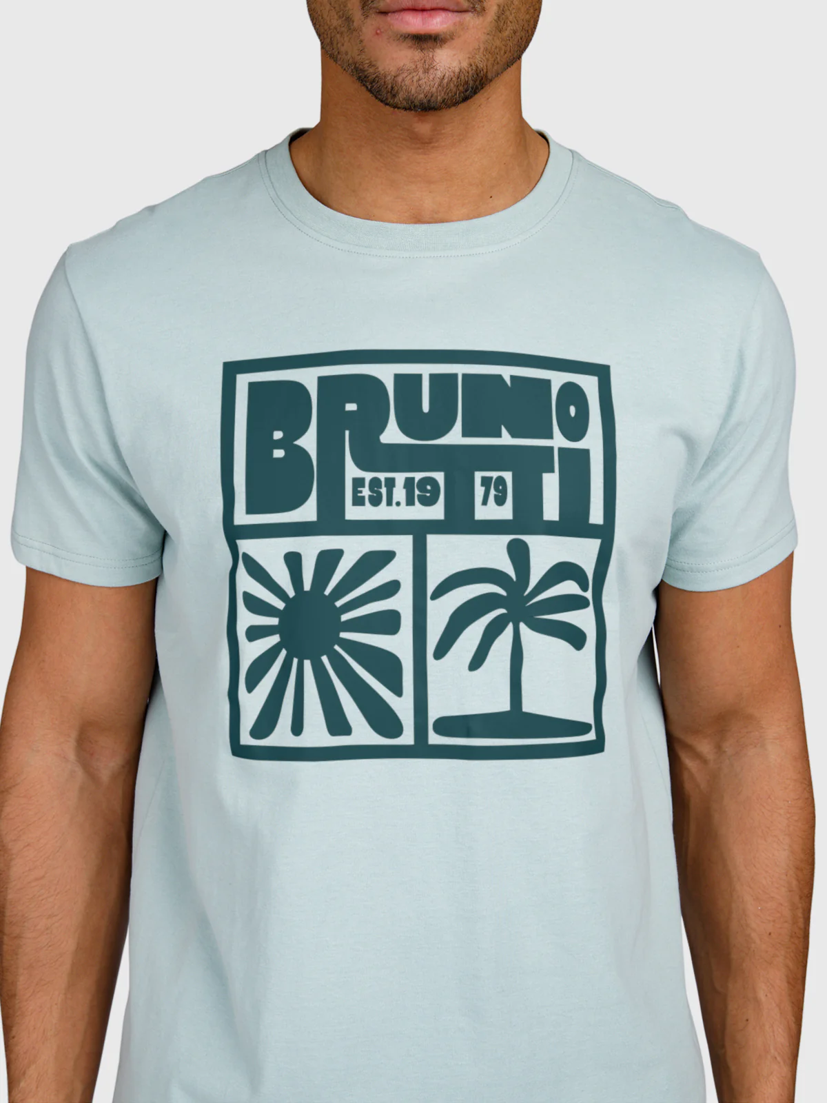 Leeway Men T-shirt | Mist - Image 6